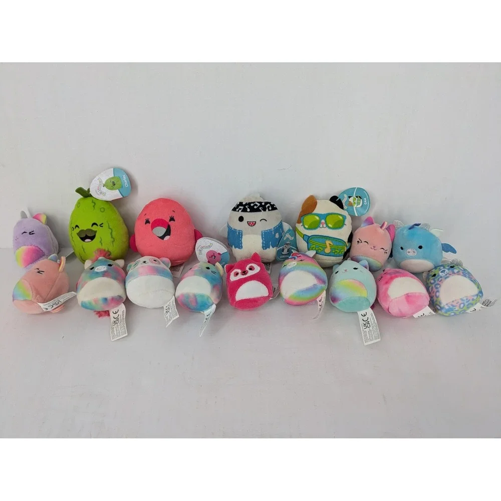 Squishmallows Mini Plush Lot 16pc McDonald's Happy Meal Toys Charles Cam Cookie